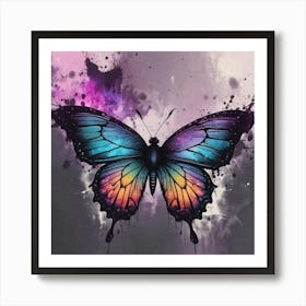 Butterfly Canvas Art 1 Art Print