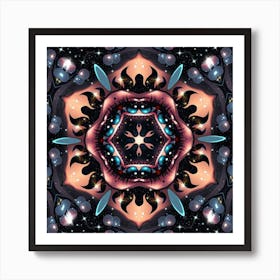 Psychedelic Mandala 50 Art Print