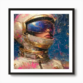 Space Girl Art Print