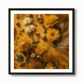 Yellow Flowers Art Print