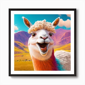 Llama 2 Art Print