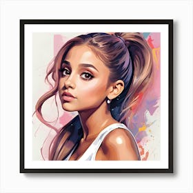 Ariana Grande Painting Art Print