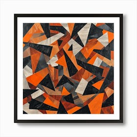 Abstract Triangles Art Print