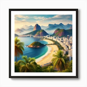 Rio Stock Videos & Royalty-Free Footage Art Print