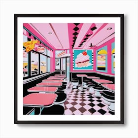 Candy's Diner Art Print