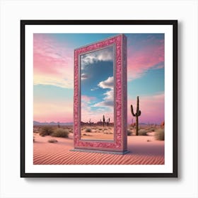 Window of desert(4) Art Print