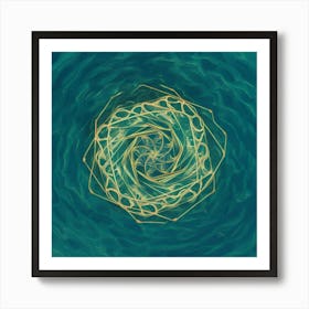 Golden Spiral Harmony Art Print