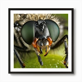 Close Up Of A Fly Art Print