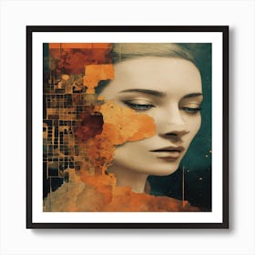 Abstract Of A Woman Art Print