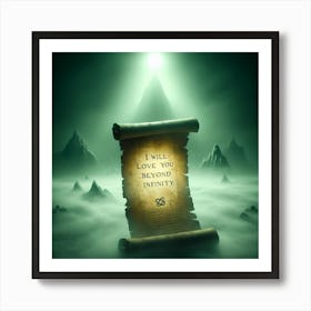 I Love You Beyond Infinity Art Print