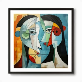 Brushstrokes Genius Elegance Stile Picasso Art Print