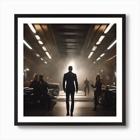 Man In Suit Art Print