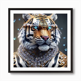 Luxury Tiger Art Print