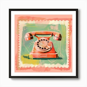 Vintage Telephone Art Print