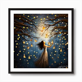 Star Bright Star Light - Starry Night Art Print