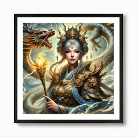 Empress Lian Portrait 1 Art Print