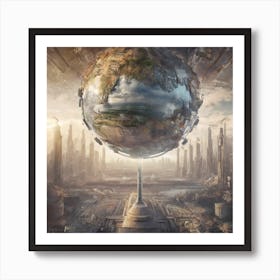 Envision A Future Where The Ministry For The Future Has Been Established As A Powerful And Influential Government Agency 75 Art Print