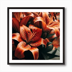 Tiger Lilies Art Print