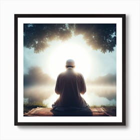 Muslim Man Praying 1 Art Print