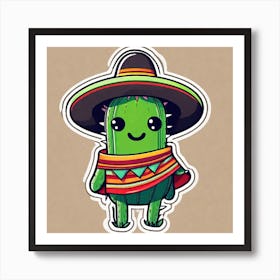 Mexican Cactus 35 Art Print