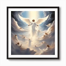 Angel Of The Sky Art Print