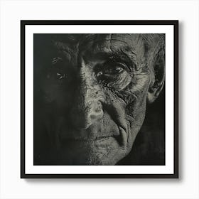 Portrait Of An Old Man Poster