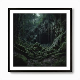 Dark Forest 18 Art Print