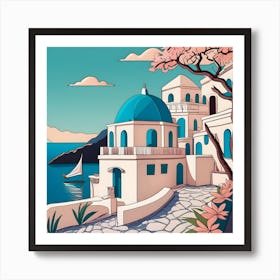 Greece Postcard Poster