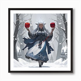 Snow Queen Art Print