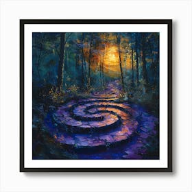 Spiral Path Art Print