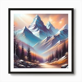 Mountain Landscape 20 Art Print