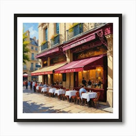 Bordeaux Cafe des Arts France Art Print 1 Art Print