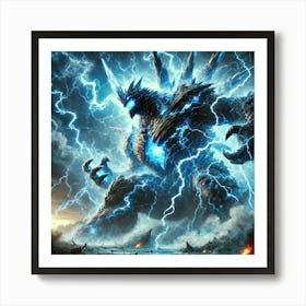 Stormbringer Electric Fury Art Print