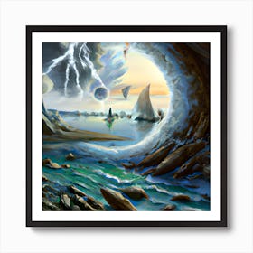 Sea Cave Art Print