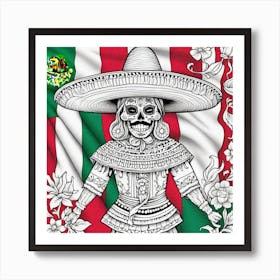 Mexican Skeleton 6 Art Print