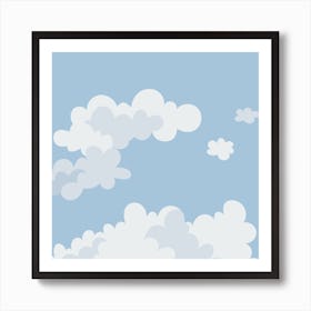 Sky With Clouds Art Print