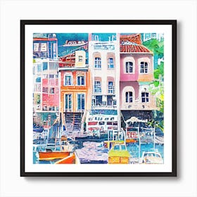 Waterfront Art Print