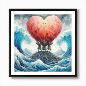 'The Heart Of The Ocean' Art Print