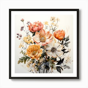 Ethereal Bouquet Art Print