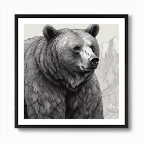 Grizzly Bear 1 Art Print