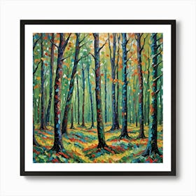 Autumn Forest 5 Art Print