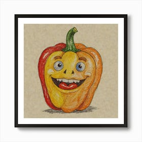 Happy Pepper 4 Art Print