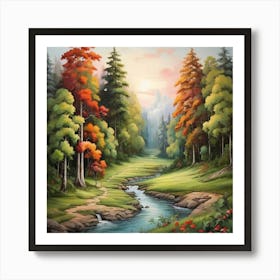 Autumn Forest 2 Art Print