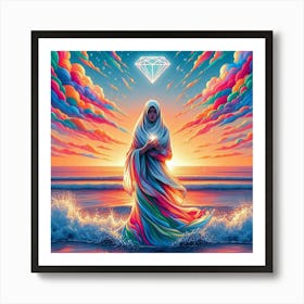 Diamonds In The Sand Art Print