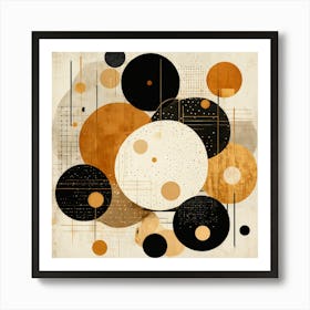 Abstract Circles Affiche