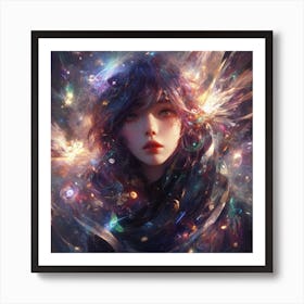 Angelic Girl Art Print