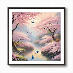 Cherry Blossoms 14 Art Print