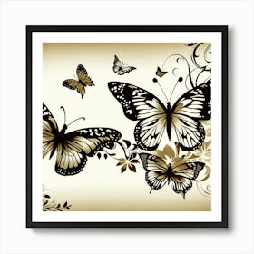 Butterflies - Butterfly Stock Videos & Royalty-Free Footage Art Print