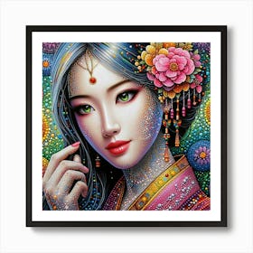 Exotic Beauty Artwork 169 Art Print