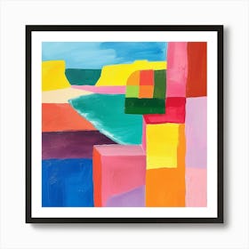 Abstract Travel Collection Anguilla 3 Art Print